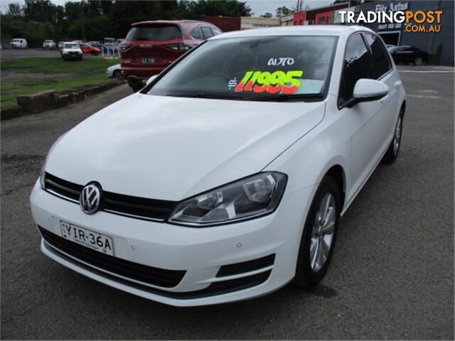 2014 VOLKSWAGEN GOLF 90TSICOMFORTLINE AUMY15 5D HATCHBACK