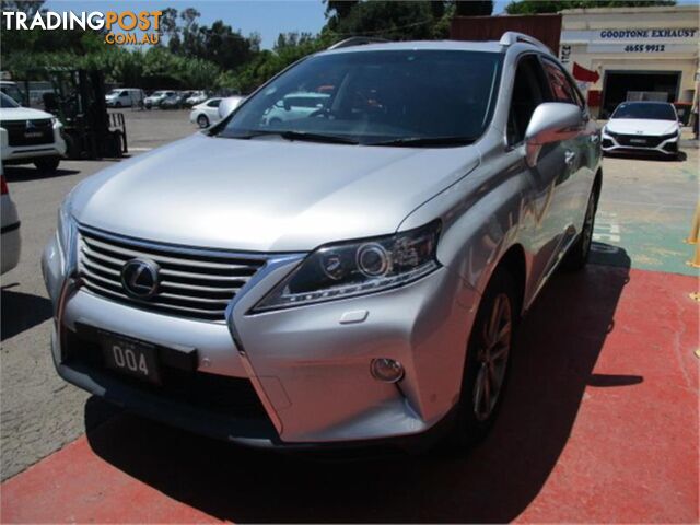 2013 LEXUS RX350 SPORTSLUXURY GGL15R 4D WAGON