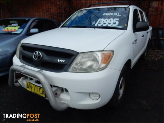 2006 TOYOTA HILUX SR GGN15R06UPGRADE DUAL CAB P/UP