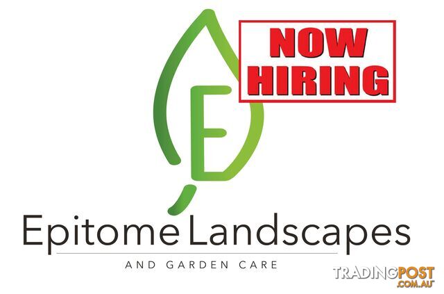 HIRING Landscape Gardener, $27-$35 ph