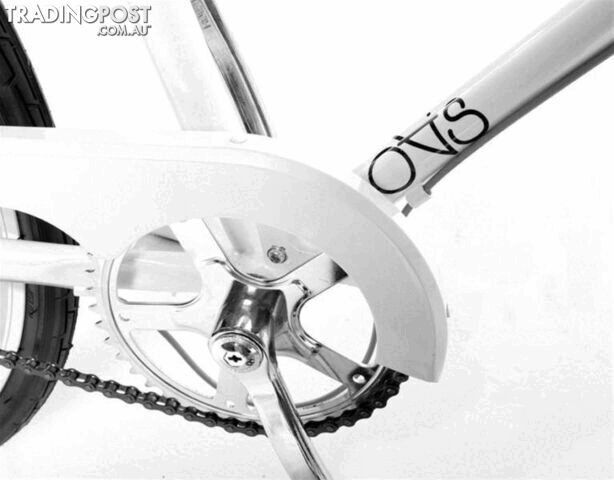 Mixte 7 speed Bicycle - 52cm CHAMPAGNE - photo 4 of 5
