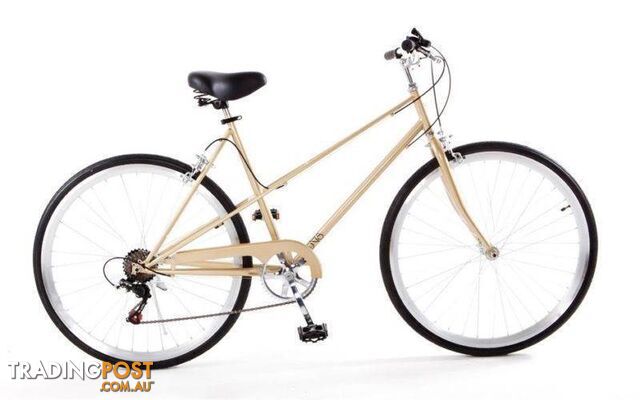 Mixte 7 speed Bicycle - 52cm CHAMPAGNE