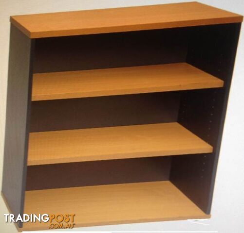 Brand New Bookcase 3 Shelves -Brown with Grey sides