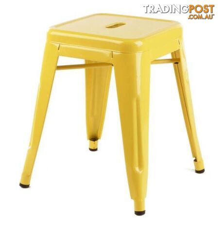 Brand New Replica Tolix Metal Stool(45cm)-Yellow