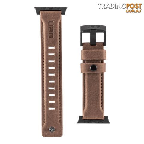 UAG Apple Watch Leather Range Strap 40 / 38mm - Brown - 812451031959/19149B114080 - UAG