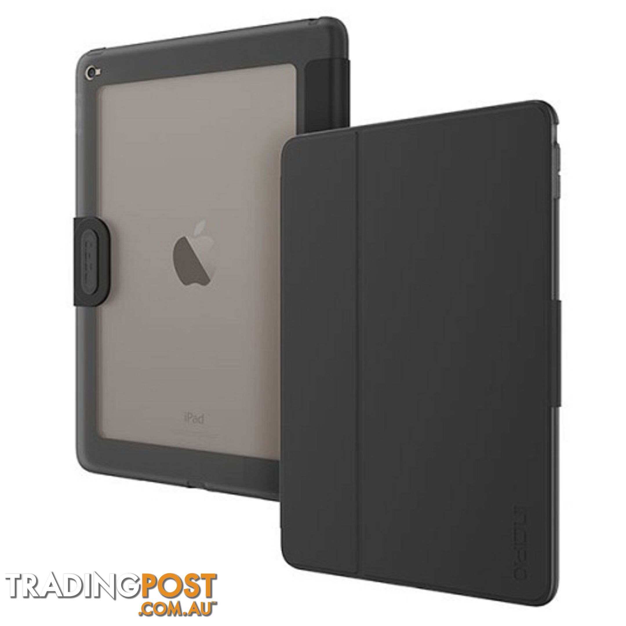 Incipio Clarion Case for Apple iPad Air 2 - Black - 840076121748/IPD-353-BLK - Incipio