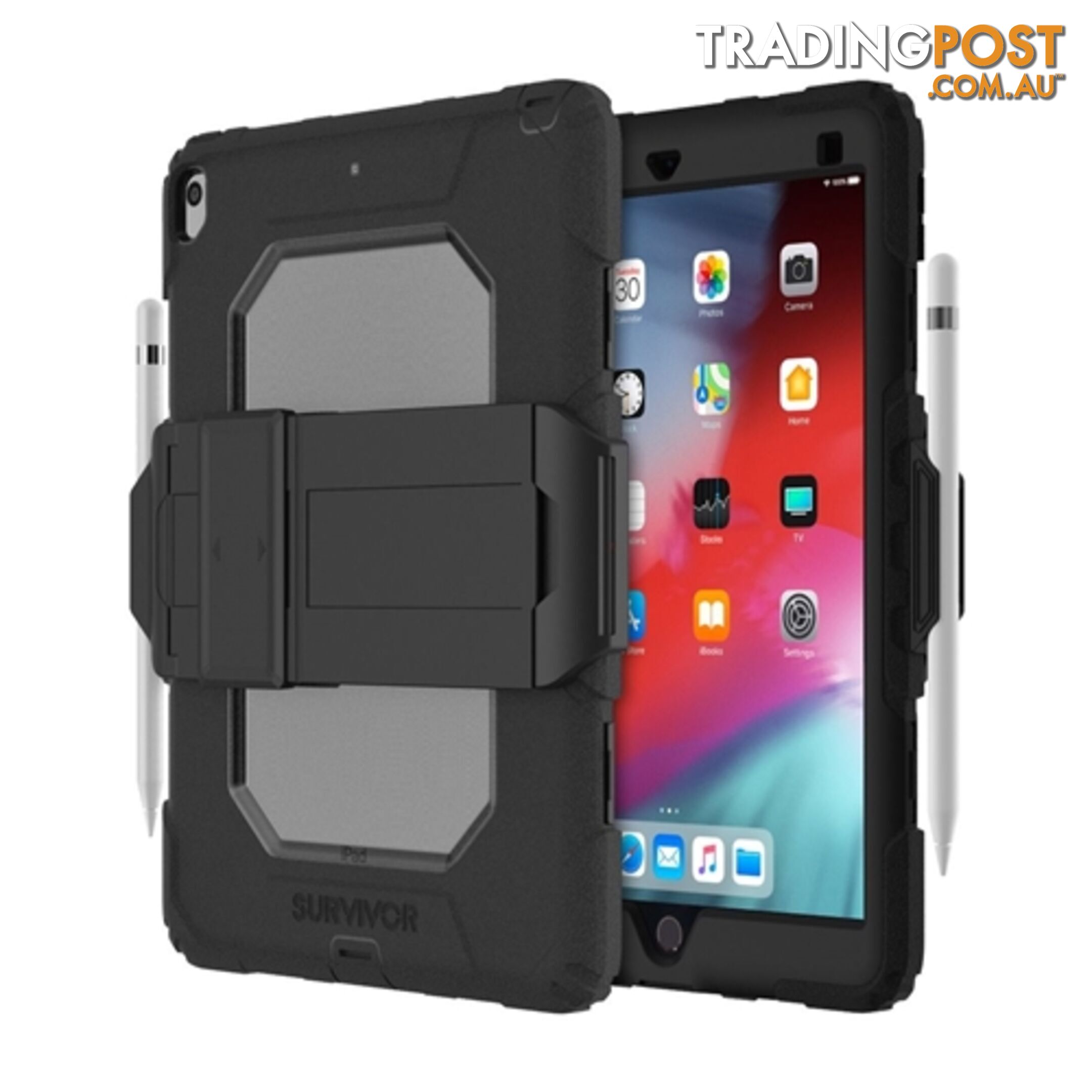 Griffin Survivor All Terrain Tough Case iPad Air 3 & Pro 10.5 - Black Clear - 191058095688/GIPD-007-BLK - Griffin