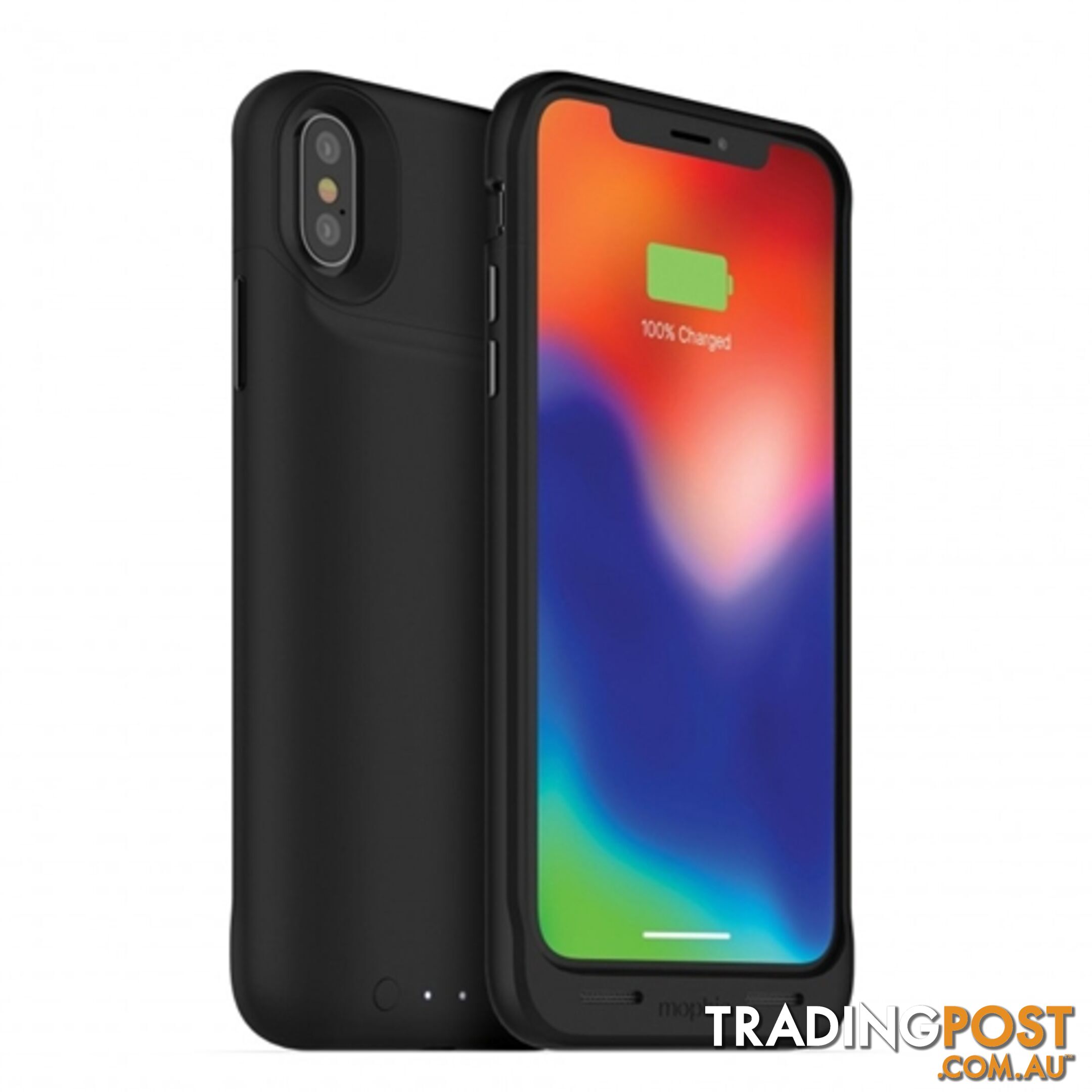 Mophie Juice Pack Air Wireless Battery Case iPhone X / Xs 1720mAh - Black - 840472241712/401002005 - Mophie