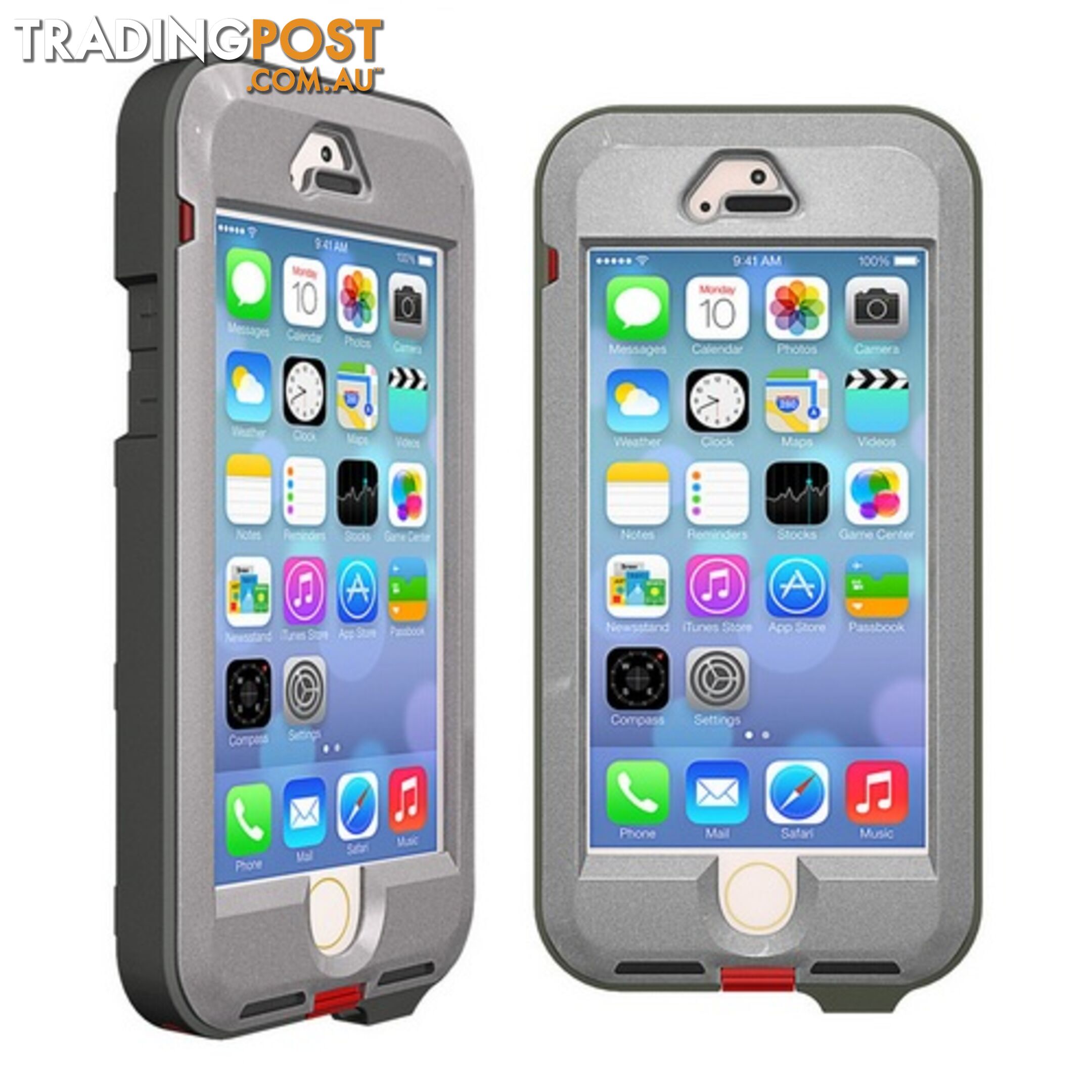 Patchworks Link Pro Tough Case with Belt Clip for iPhone SE / 5 / 5s - Silver - 8809327545728/7608 - Patchworks