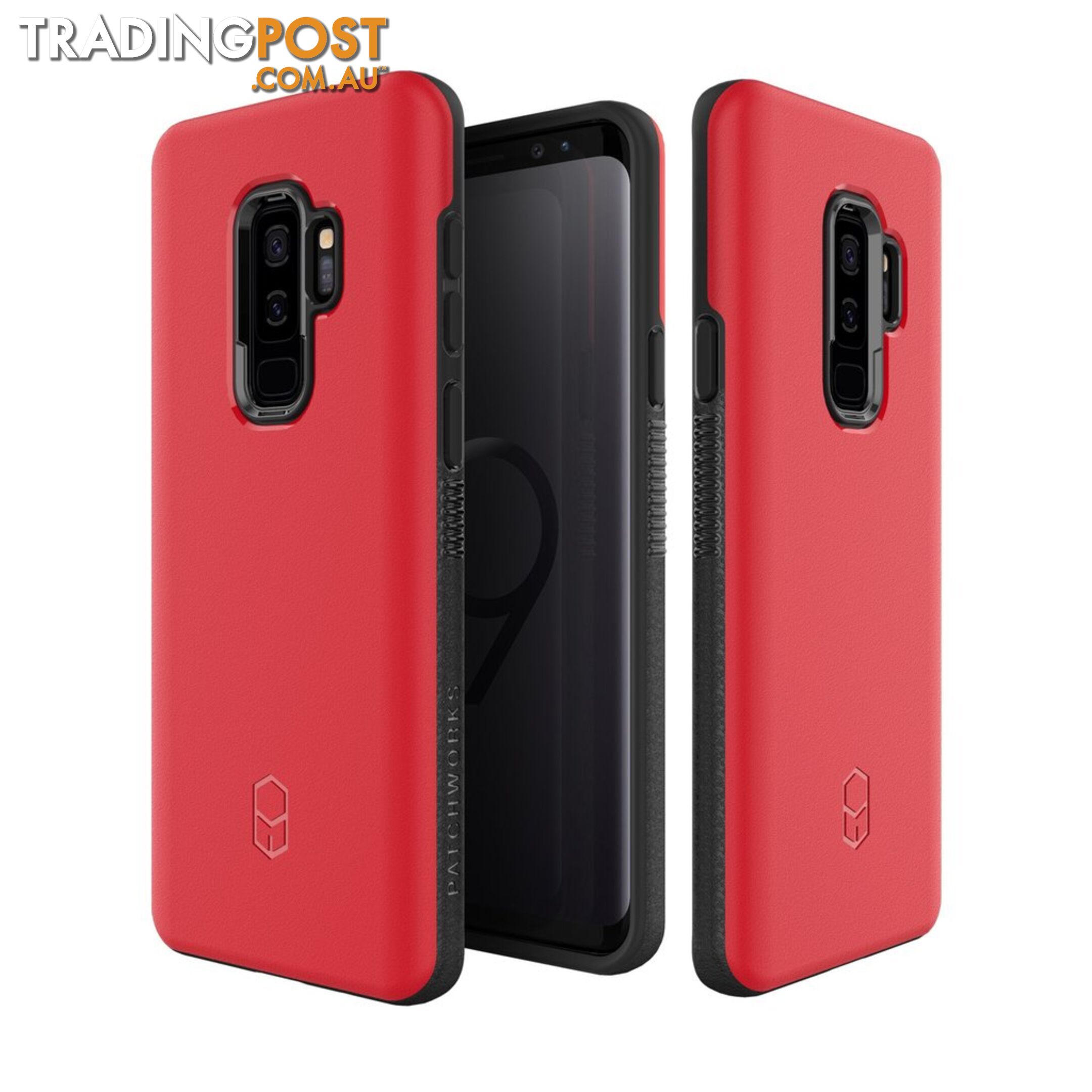 Patchworks ITG Level Rugged Case for Samsung Galaxy S9 Plus - Red - 8809597090126/LIS94 - Patchworks