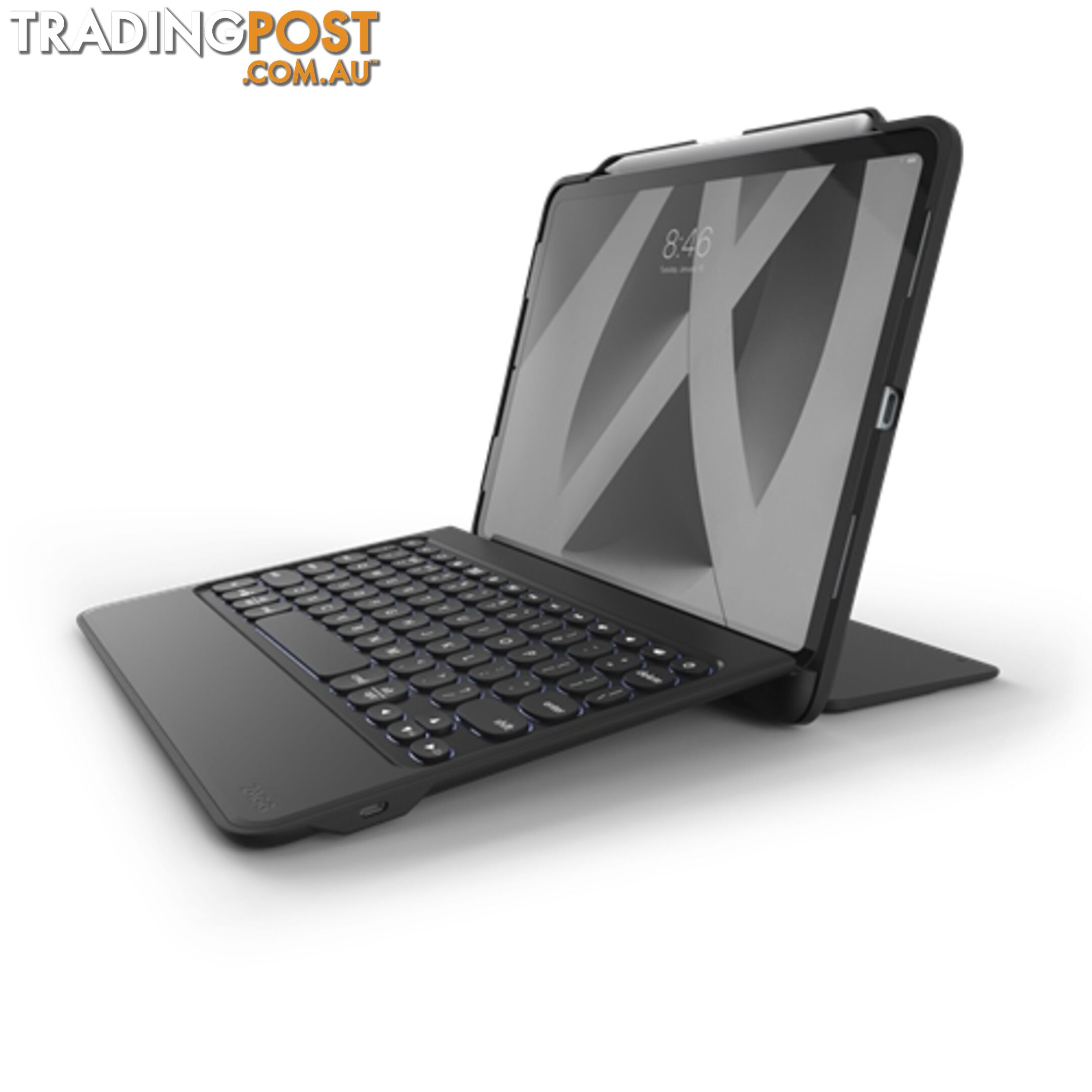 Zagg Rugged Book Go Wireless Keyboard & Durable Detachable Case iPad Pro 11 inch - 0848467080353/103102335 - ZAGG