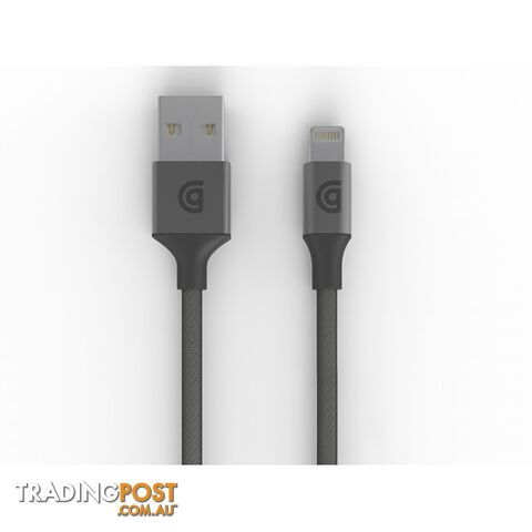 Griffin Premium Braided Lightning Apple Cable 5ft 1.5M - Grey - 685387443611/GC43432 - Griffin