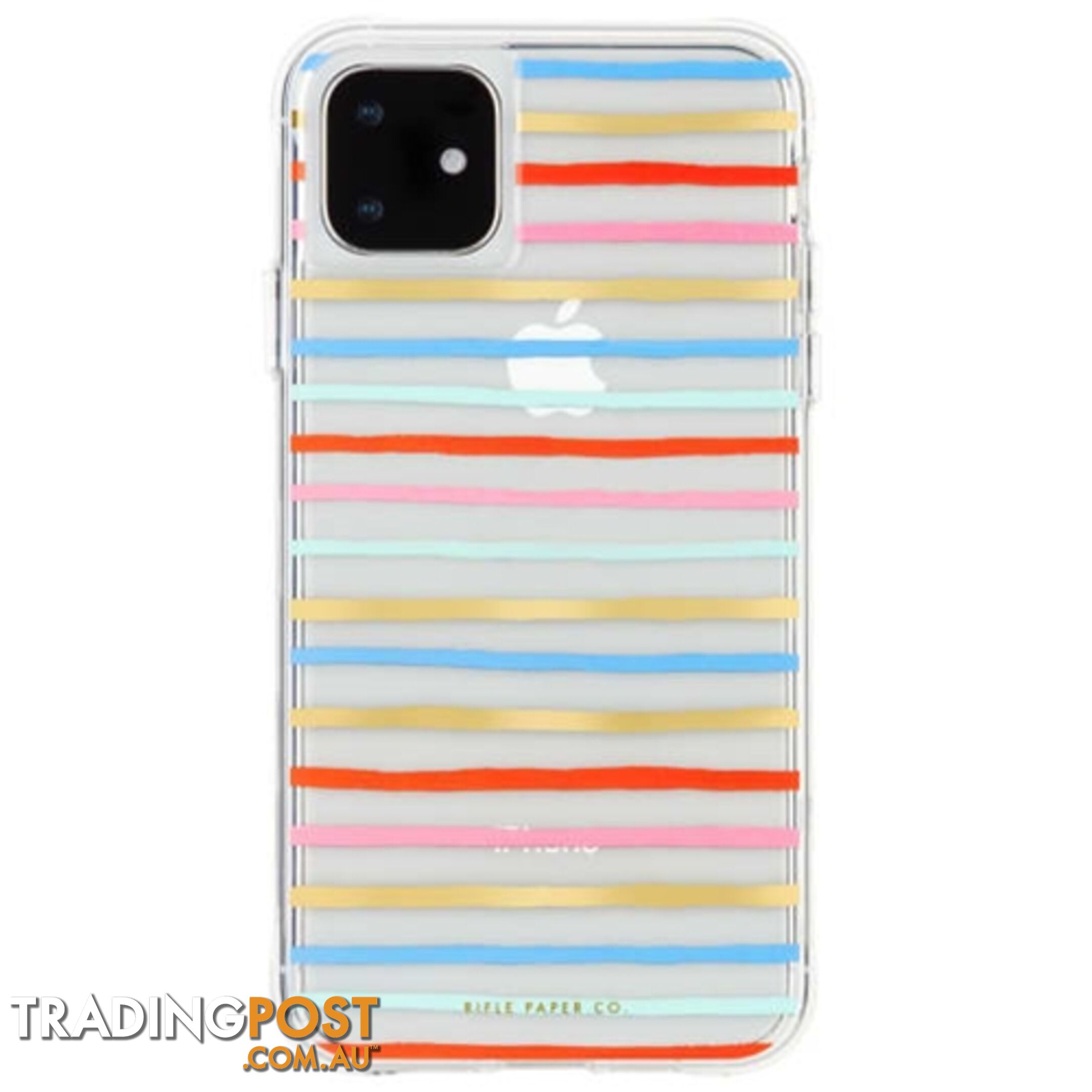 Case-Mate Rifle Paper Co Case iPhone 11 / XR 6.1 inch - Happy Stripe - 846127185851/CM039376 - Case-Mate