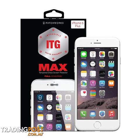 Patchworks Colorant Tempered Glass ITG Max for iPhone 6 Plus / 6S PLUS 0.4mm 9H - 8809327547517/4311 - Patchworks