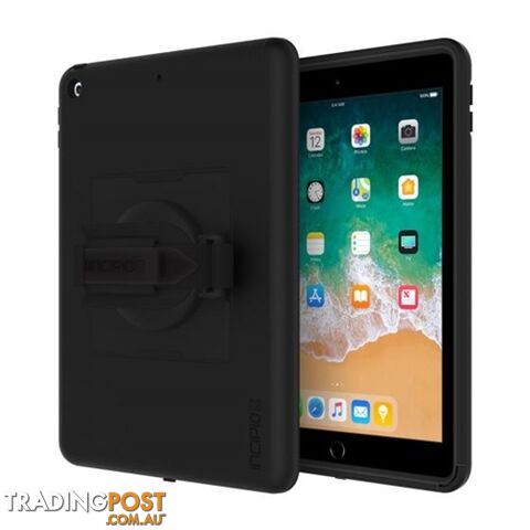 Incipio Capture Rugged Case with Handstrap for iPad 5th & 6th 9.7 inch - Black - 191058028846/IPD-394-BLK - Incipio