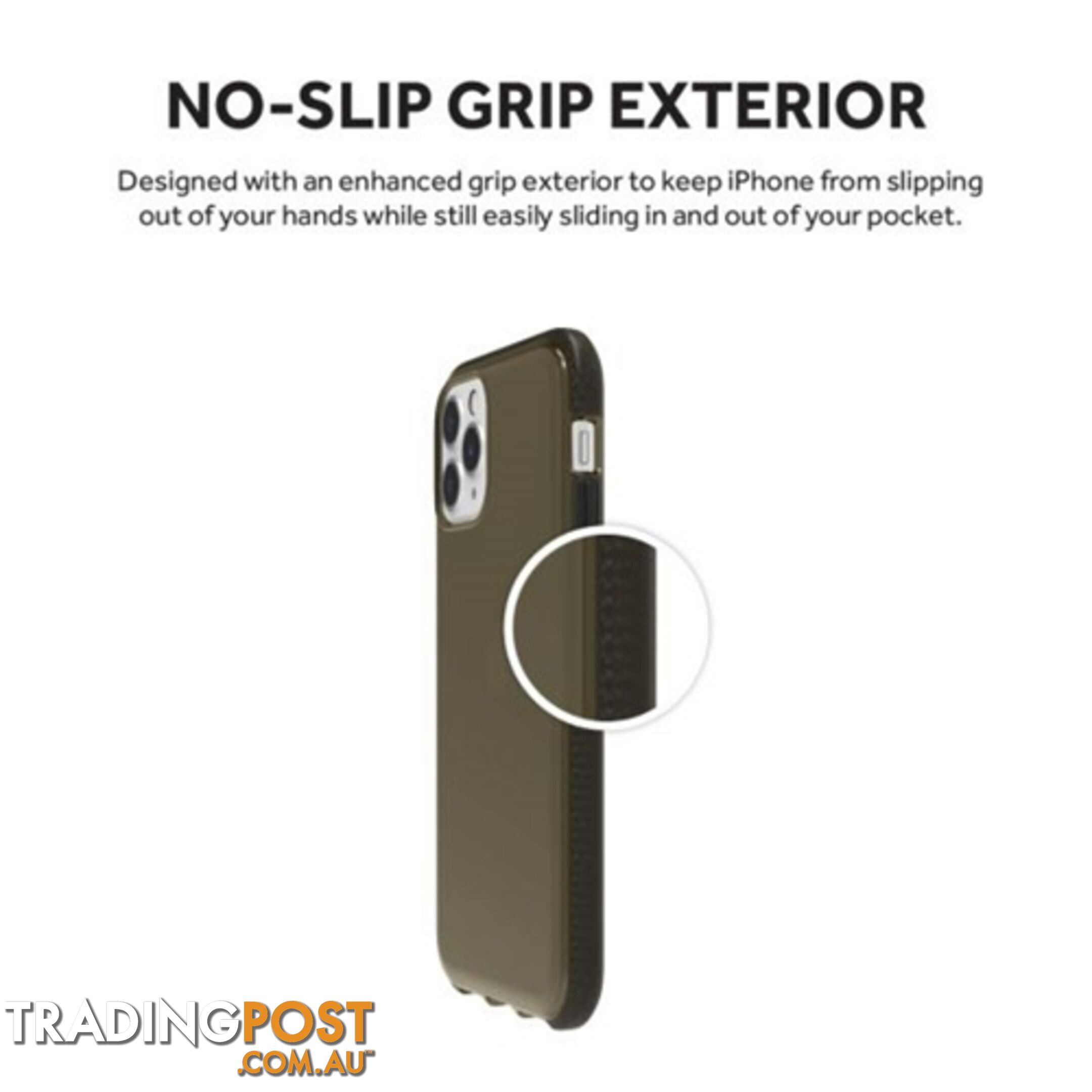 Griffin Survivor Clear Slim Protective Case iPhone 11 Pro - Black - 191058106506/GIP-022-BLK - Griffin