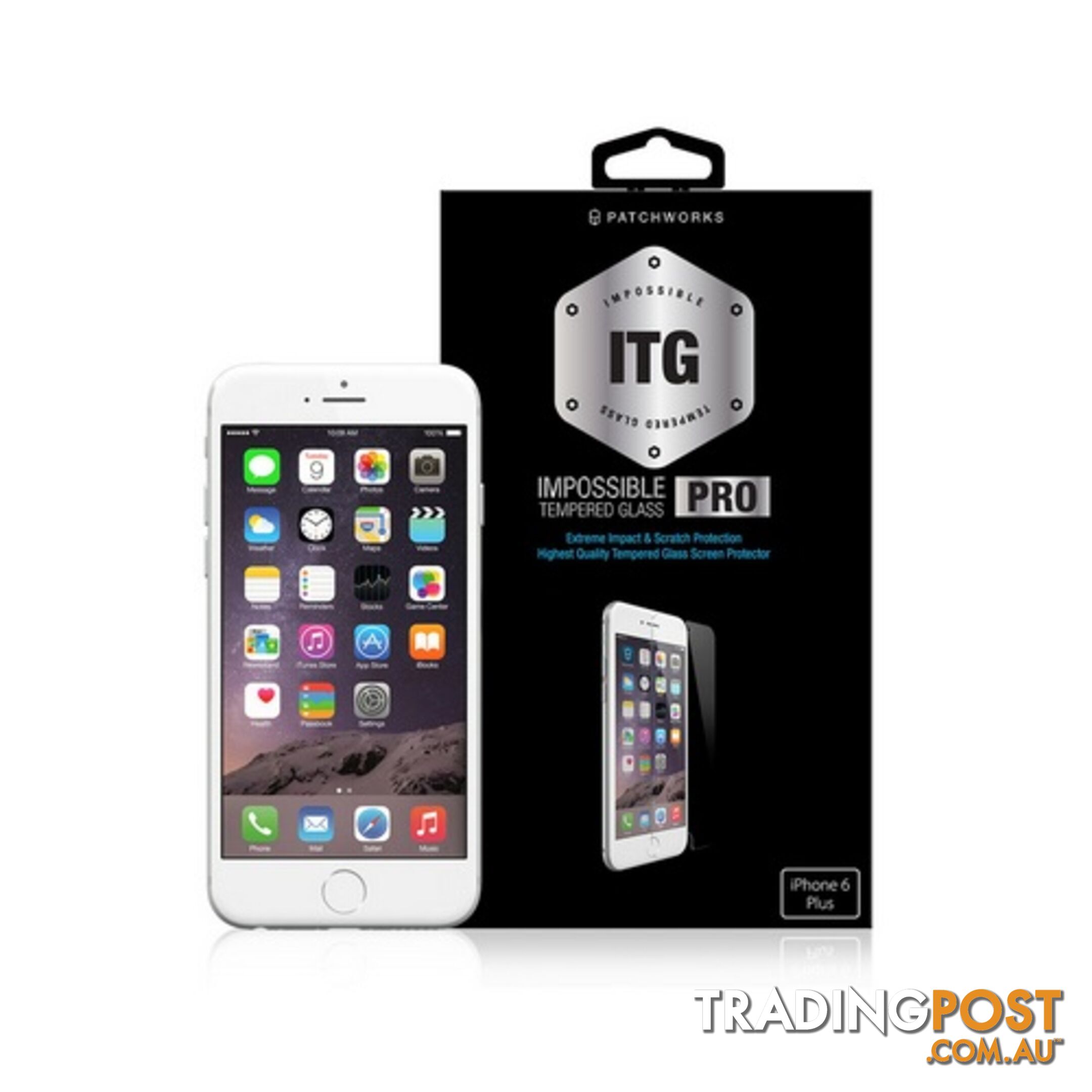 Patchworks Colorant Tempered Glass ITG PRO for iPhone 6 Plus / 6S Plus 0.4mm 9H - 8809327547142/4301 - Patchworks