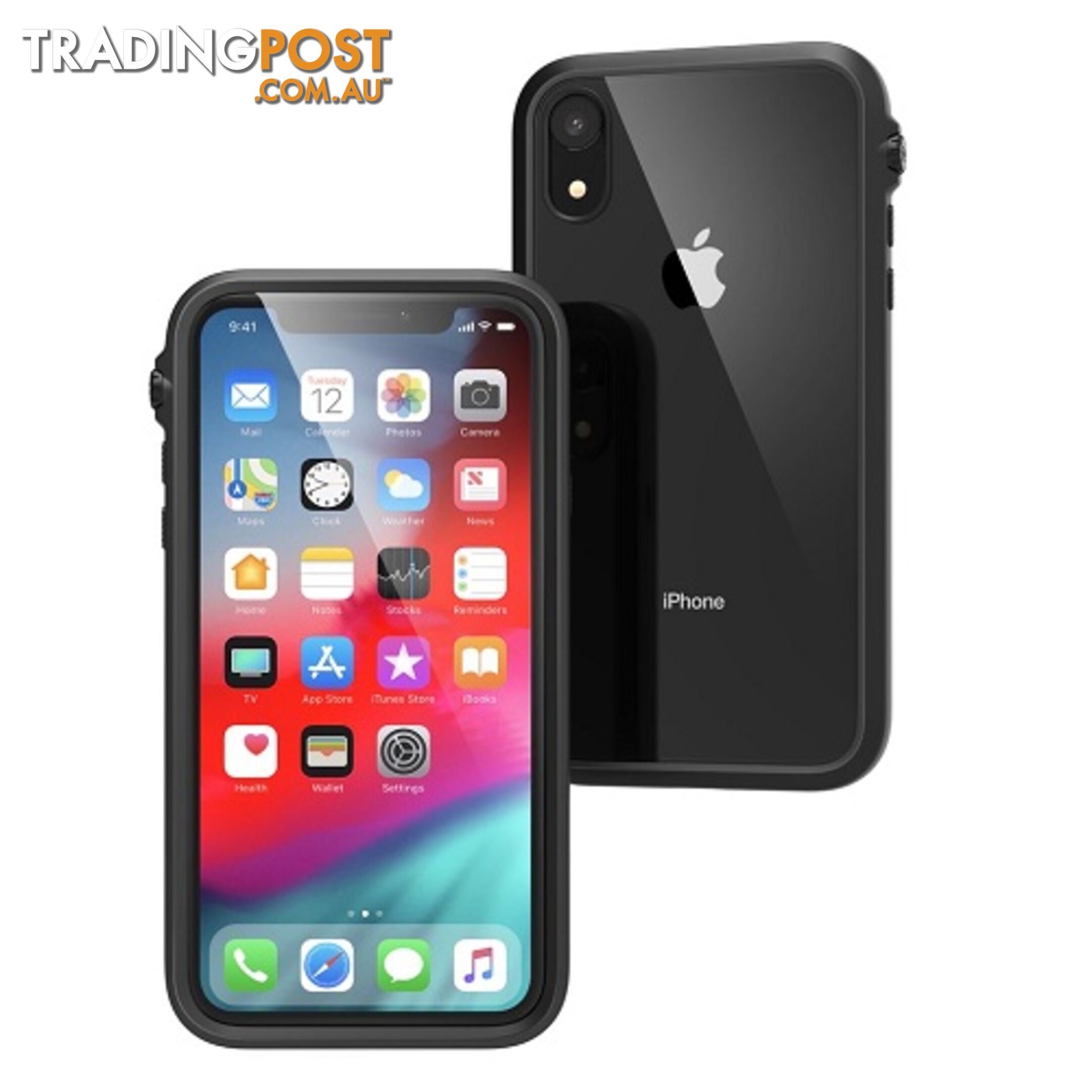 Catalyst Impact Protection Case for iPhone Xr - Stealth Black - 840625103430/CATDRPHXBLKM - Catalyst