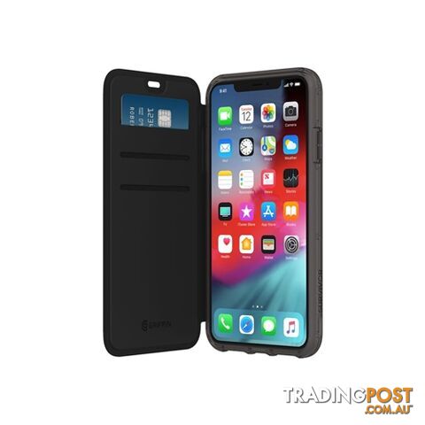Griffin Survivor Clear Wallet Card Case iPhone 11 - Black -...