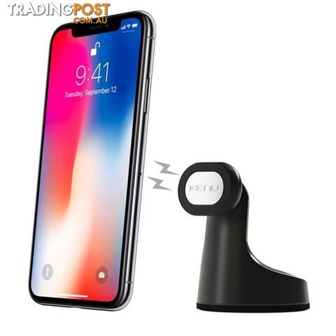 Kenu Airbase Magnetic Premium Dash and Windshield Car Mount - Black -...