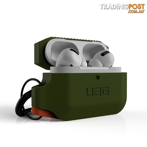 UAG Silicone Rugged & Weatherproof Case for Apple Airpods - Olive Green - 812451033656/10225K117297 - UAG