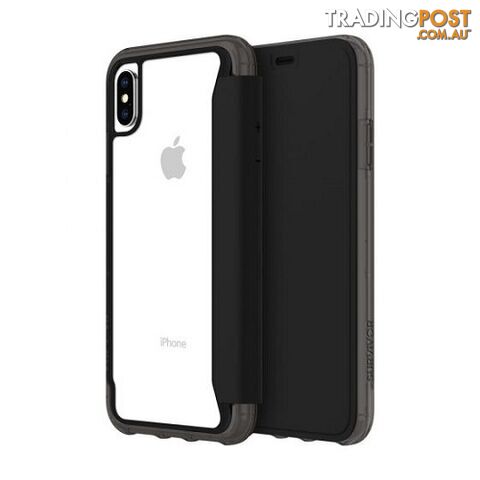 Griffin Survivor Clear Wallet Case for iPhone Xs Max - Black / Clear -...
