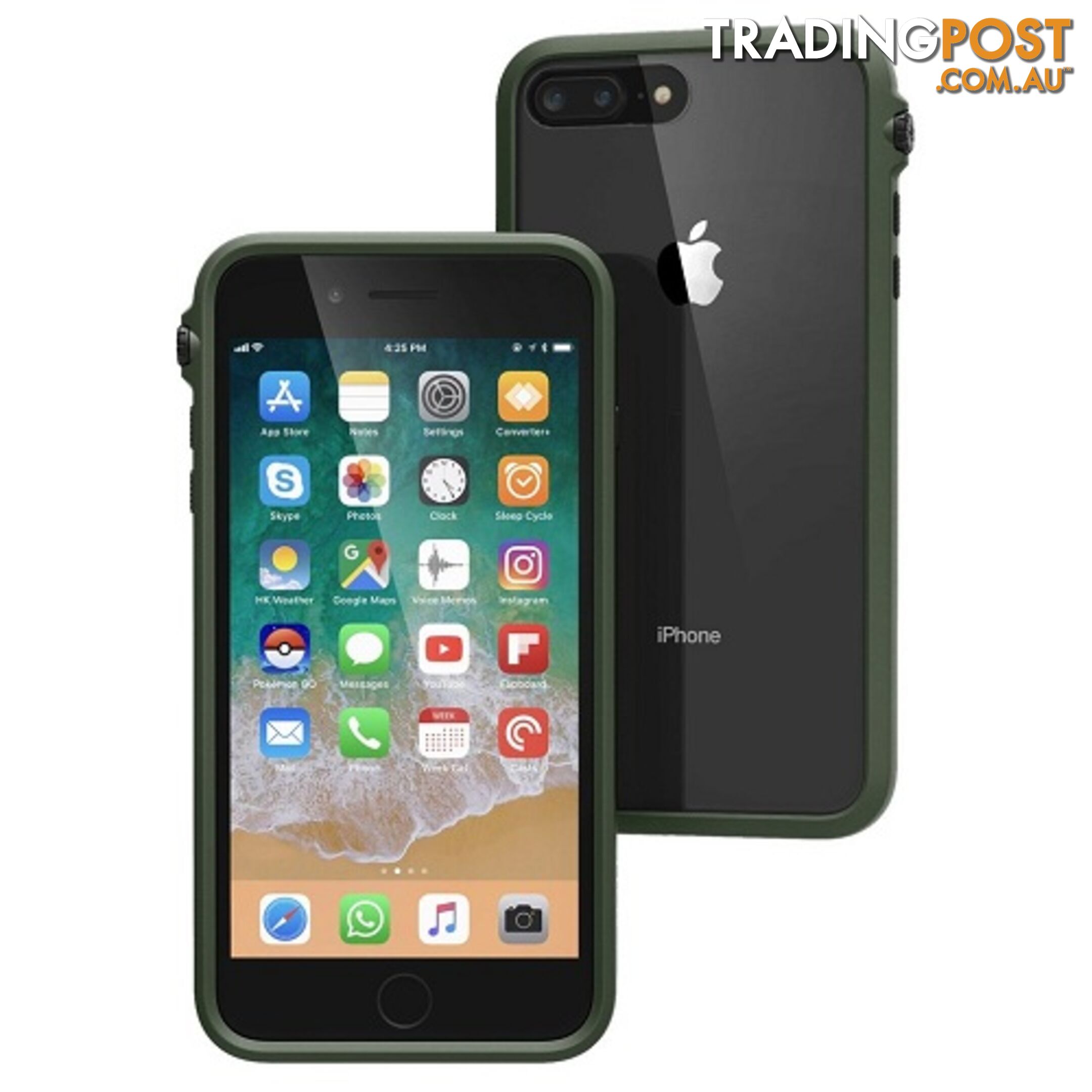 Catalyst Impact Protection Case for iPhone 8 / 7 Plus - Army Green - 4897041792379/CATDRPH8+GRN - Catalyst