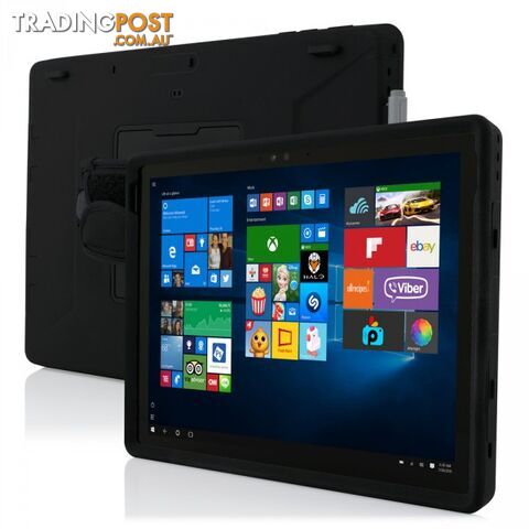 Incipio Capture Case Surface Pro 7, 6, 5, 4 with Hand Strap - Black - 840076158829/MRSF-096-BLK - Incipio