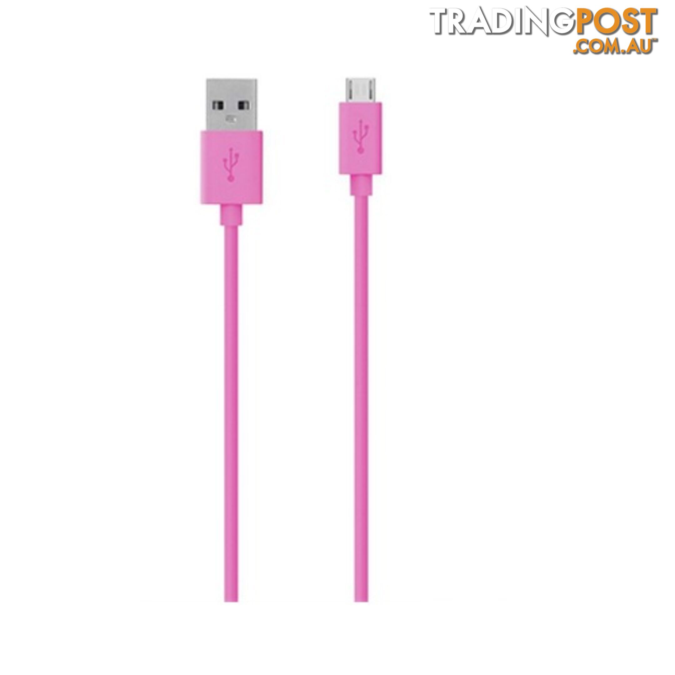 Belkin MIXITUP Micro USB Charge / Sync Cable 1.2m - Pink - 722868969083/F2CU012bt04-PNK - Belkin