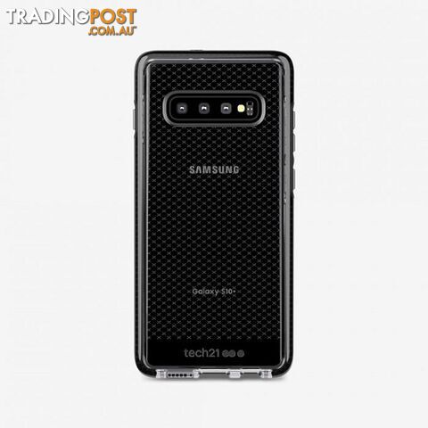 Tech21 Evo Check Case for Samsung Galaxy S10+ - Smokey / Black -...