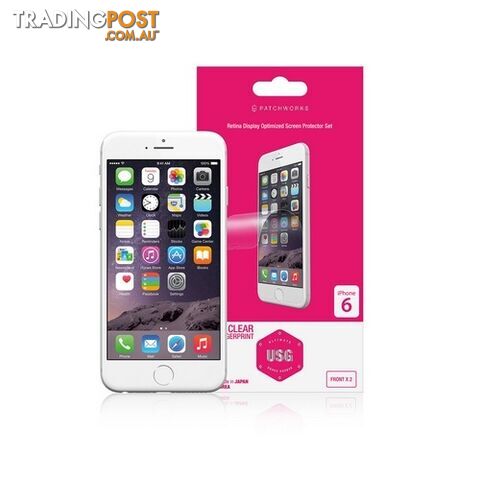Patchworks USG Screen Protector for Apple iPhone 6 / 6S 4.7 - Clear - 8809327547210/1204804 - Patchworks