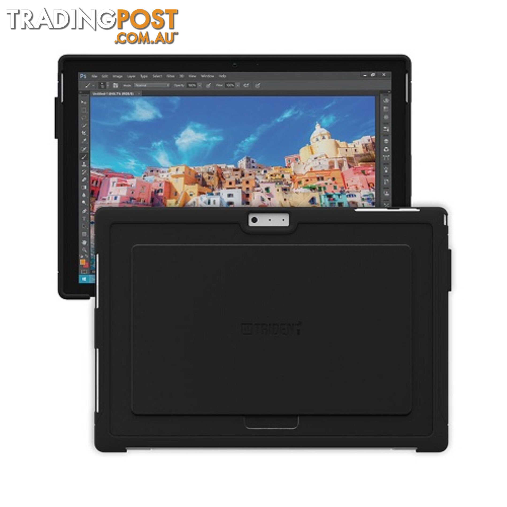 Trident Aegis Rugged Case Microsoft Surface Pro 7 / 6 / 5 / 4 - Black - 848891020567/AGS-MSCARPBK000 - Trident