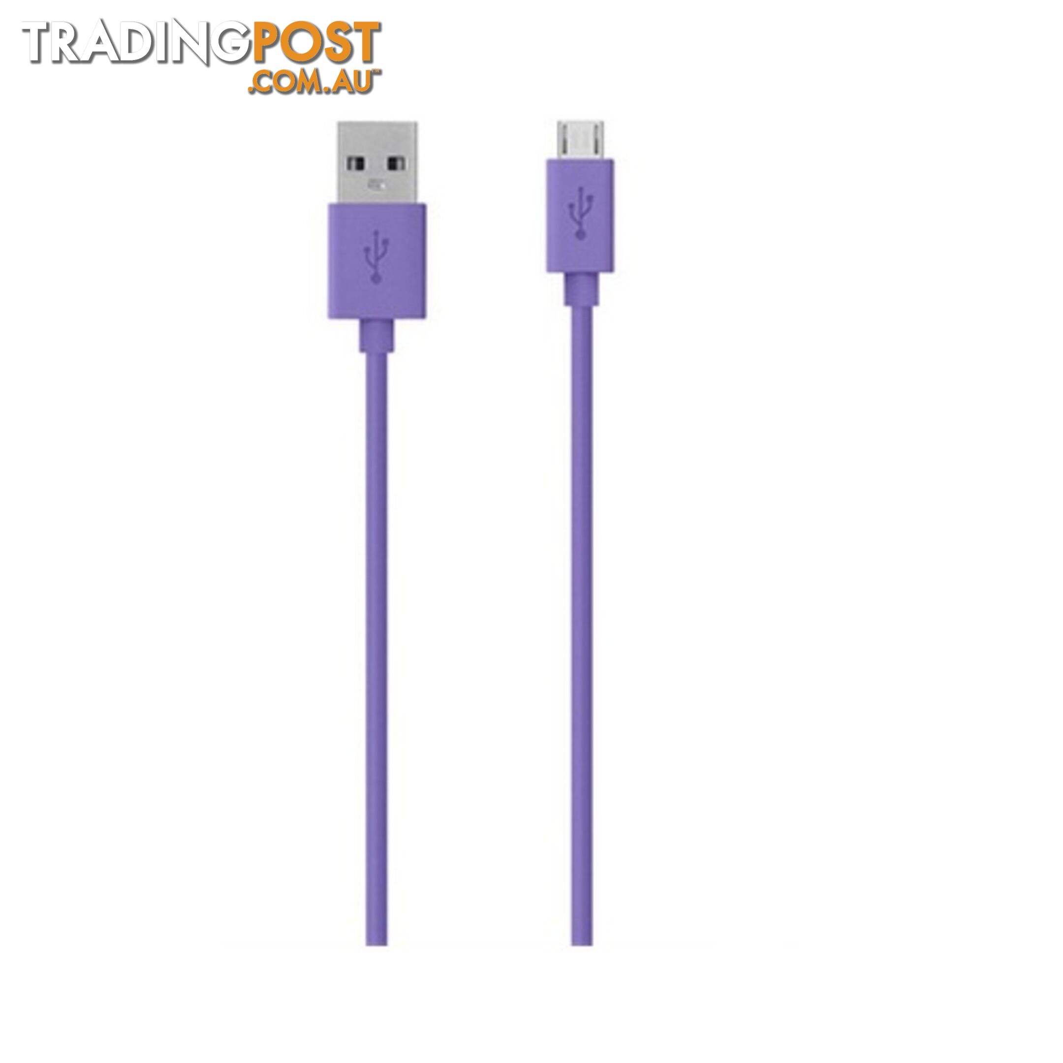 Belkin MIXITUP Micro USB Charge / Sync Cable 1.2m - Purple - 722868969090/F2CU012bt04-PUR - Belkin