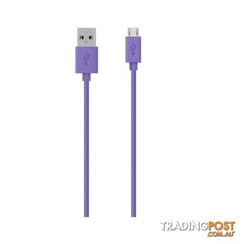 Belkin MIXITUP Micro USB Charge / Sync Cable 1.2m - Purple - 722868969090/F2CU012bt04-PUR - Belkin