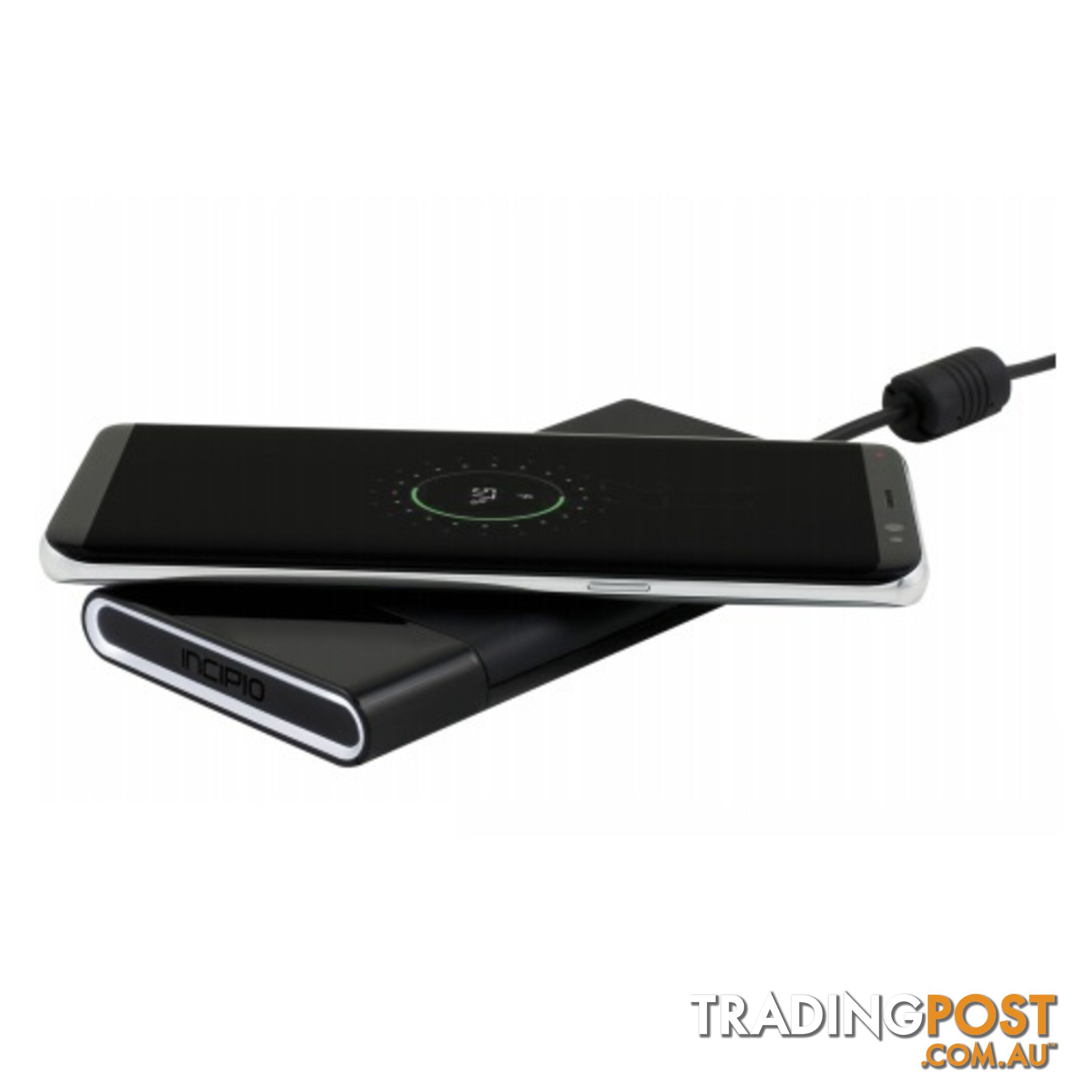 Incipio Ghost Qi 15W 3-Coil Wireless Charging Pad - Black - 191058053961/PW-310-INT - Incipio