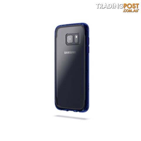 Griffin Survivor Clear Rugged case for Samsung S7 Edge - Clear Blue - 685387431366/GB42364 - Griffin