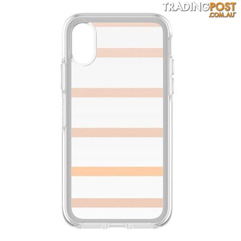 OtterBox Symmetry Clear Graphics Case for iPhone XS / X - Inside The Lines -...