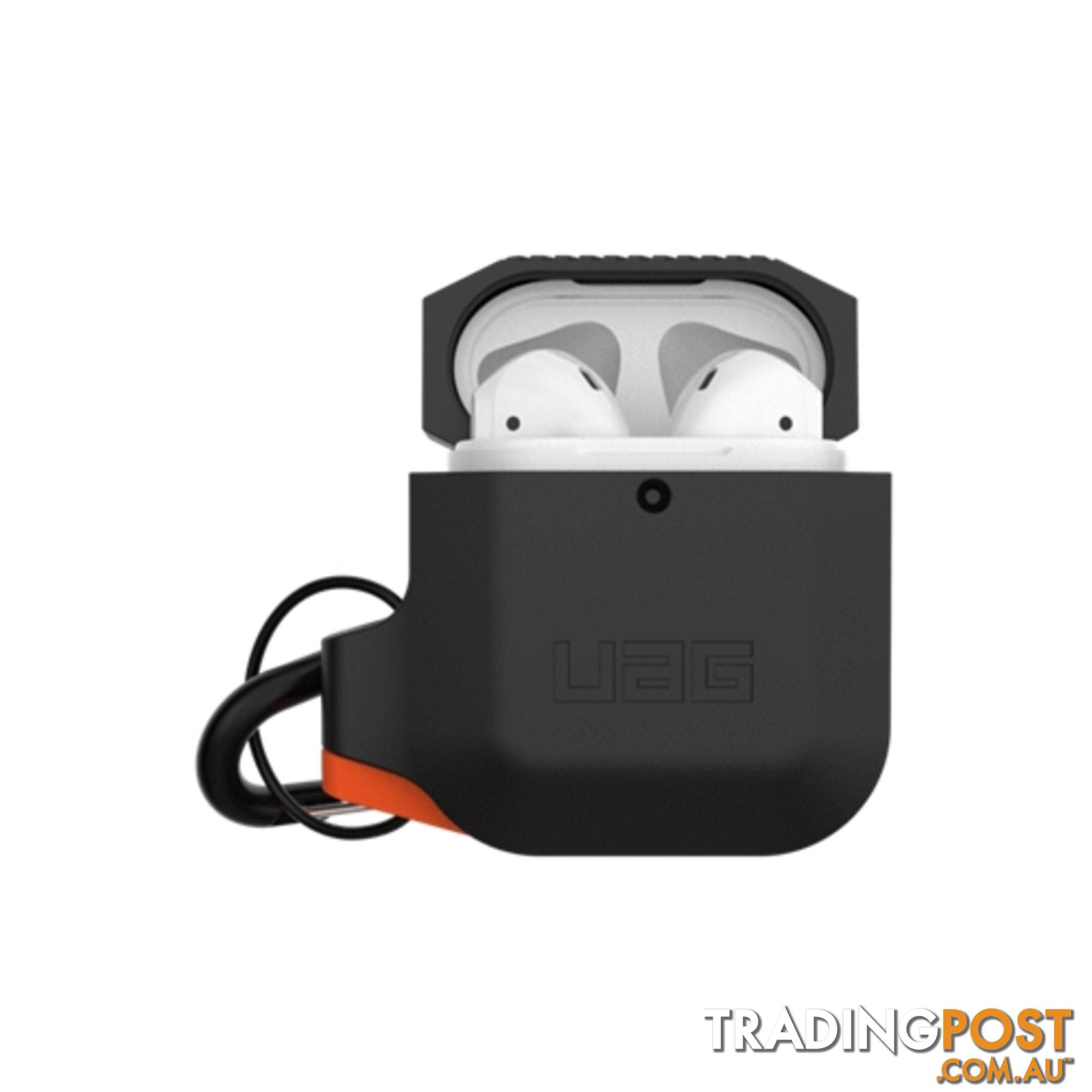 UAG Silicone Rugged & Weatherproof Case for Apple Airpods - Black - 812451033090/10185E114097 - UAG