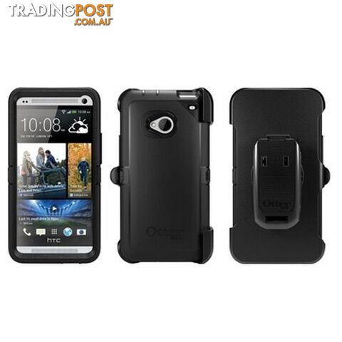 OtterBox Defender Case suts New HTC One M7 - Black 77-26377 -...