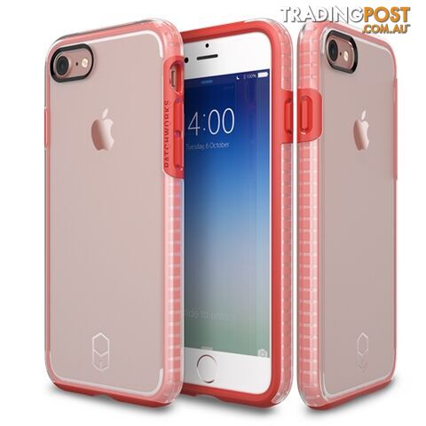 Patchworks ITG Level Protection Case iPhone 8 / 7 - Clear Red - 8809453316117/ITGL803 - Patchworks