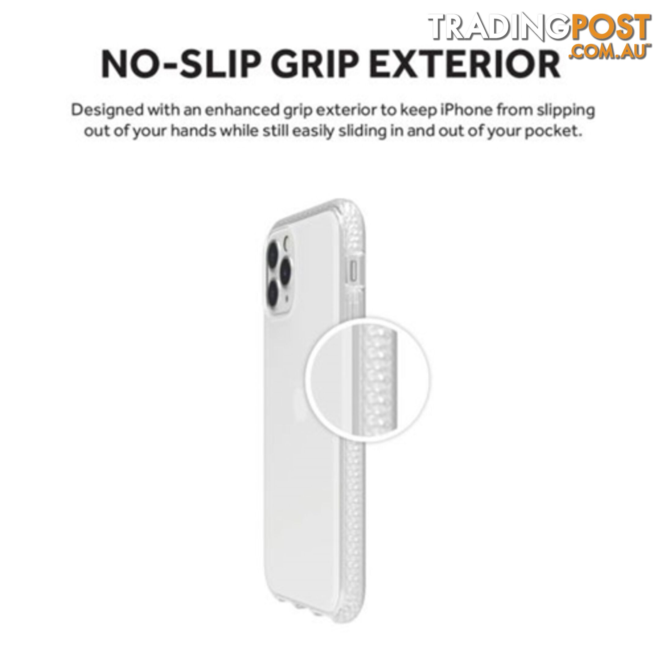 Griffin Survivor Clear Slim Protective Case iPhone 11 Pro - Clear - 191058106513/GIP-022-CLR - Griffin