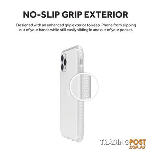 Griffin Survivor Clear Slim Protective Case iPhone 11 Pro - Clear - 191058106513/GIP-022-CLR - Griffin