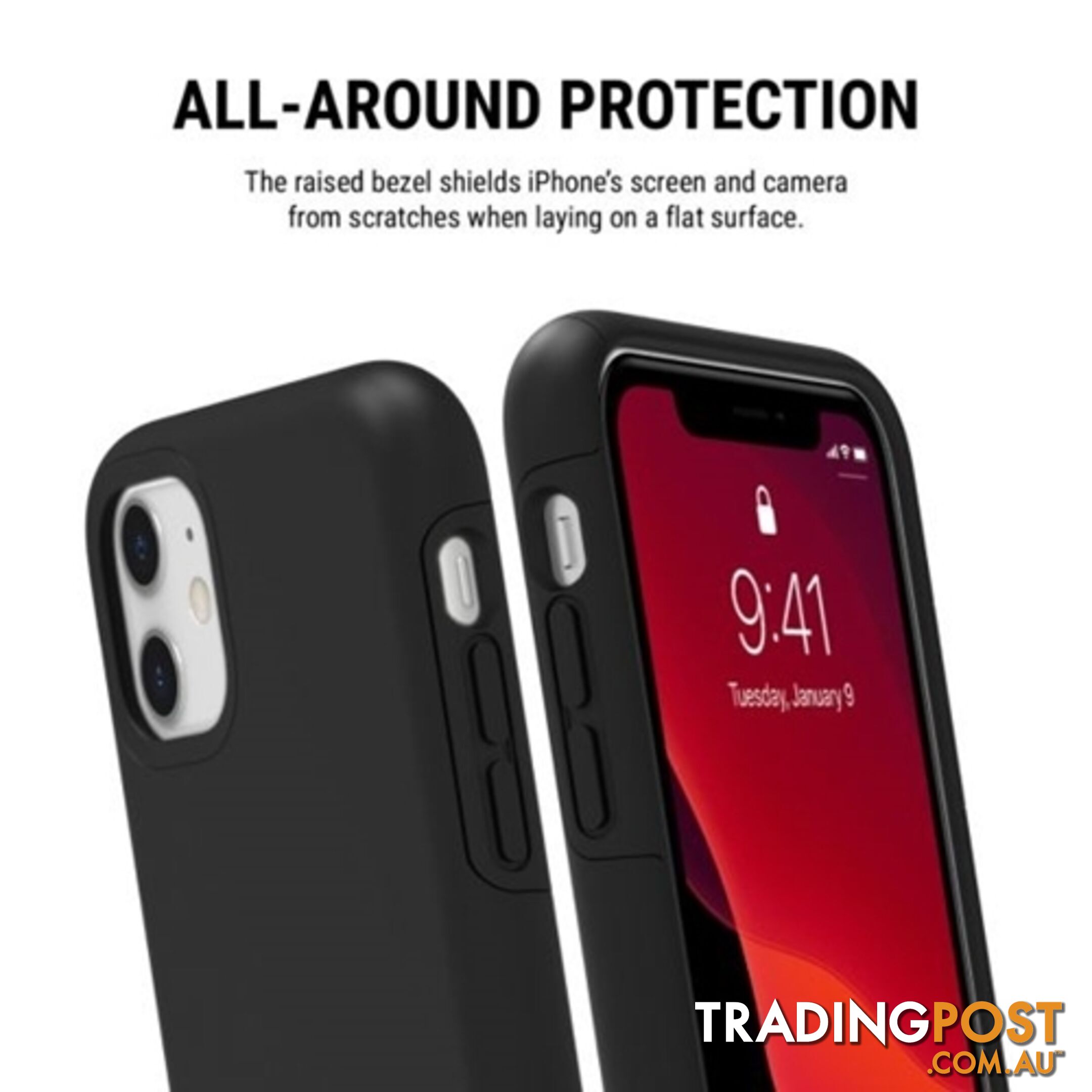 Incipio DualPro Rugged Slim Protective Case iPhone 11 - Black - 191058105837/iph-1848-blk - Incipio