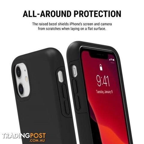 Incipio DualPro Rugged Slim Protective Case iPhone 11 - Black - 191058105837/iph-1848-blk - Incipio