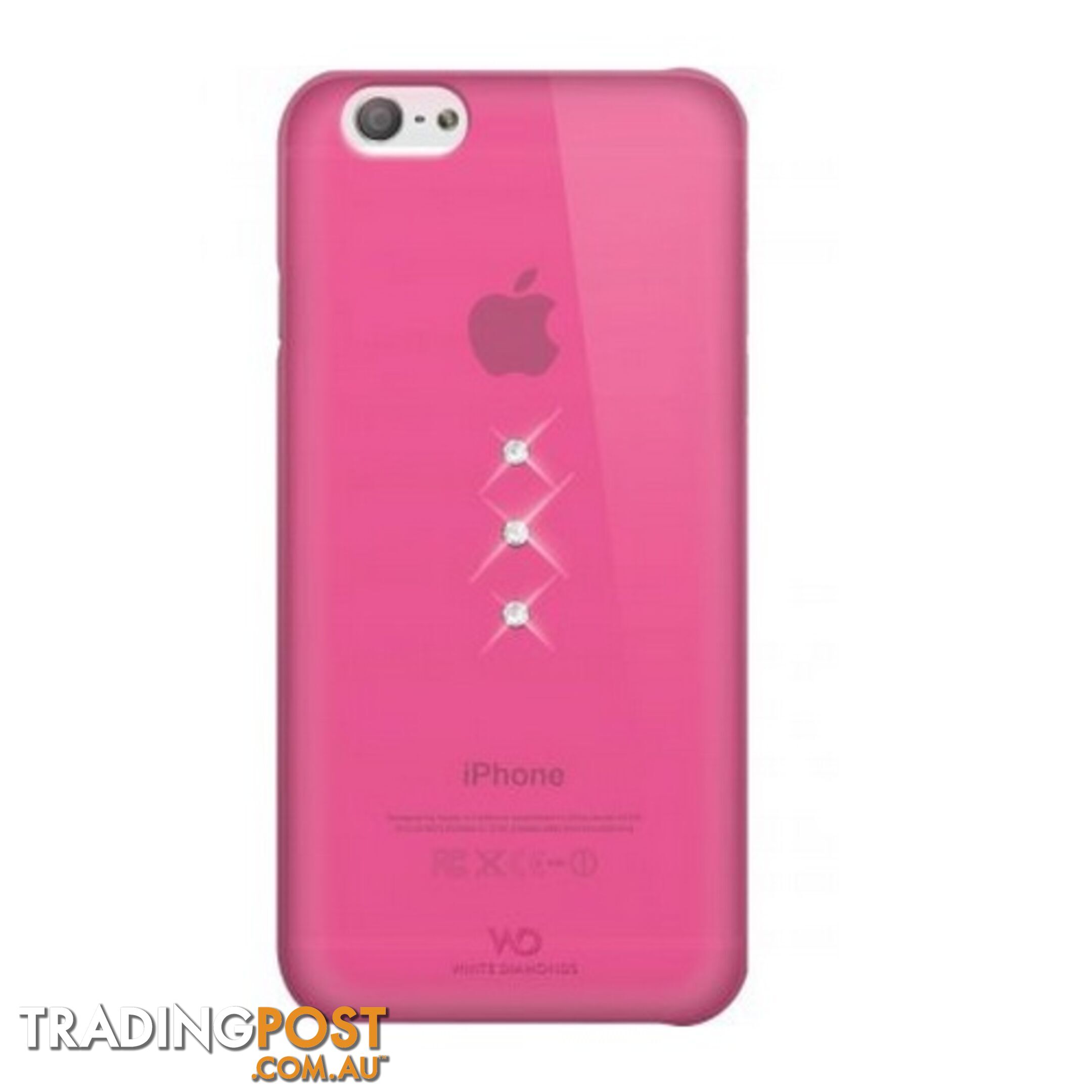 White Diamonds Trinity iPhone 6 / 6S Case Swarovski Diamond - Pink - 4260237635345/1310TRI41 - White Diamonds