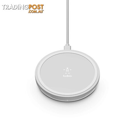 Belkin Wireless Charging Pad (Boost Up) 10W - White - 745883775095/F7U082auWHT - Belkin