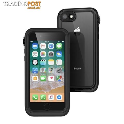 Catalyst Waterproof & Rugged Tough Case iPhone 8 / 7 -  Stealth Black - 840625102099/CATIPHO8BLK - Catalyst