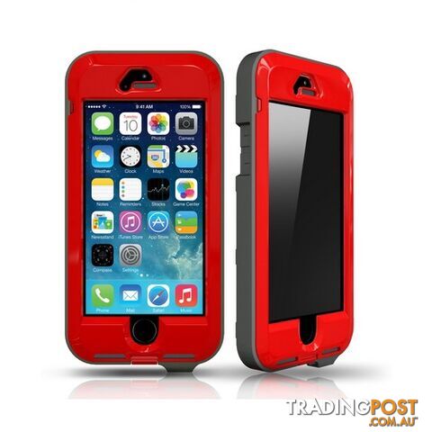 Patchworks Link Pro Tough Case with Belt Clip for iPhone SE / 5 / 5s - Red - 8809327545735/7609 - Patchworks