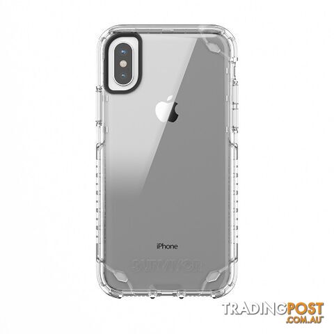 Griffin Survivor Strong Case for iPhone X - Clear - 685387449149/TA43985 - Griffin