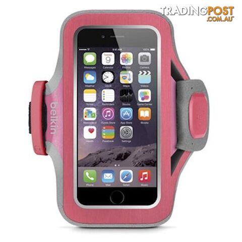 Belkin Slimfit Plus Armband for Apple iPhone 6 / 6S - Pink - 745883675197/F8W499-C01 - Belkin